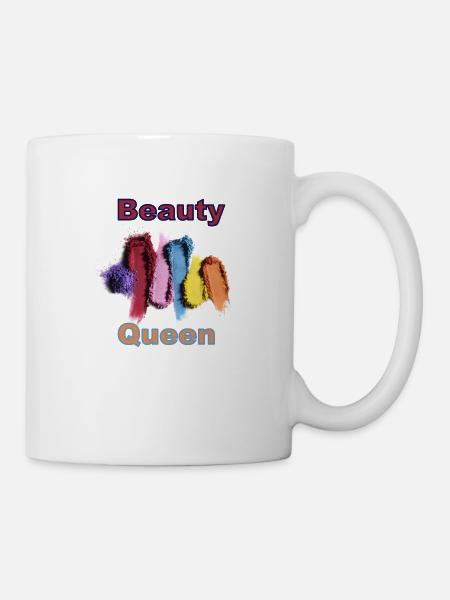 Beauty Queen - Mug blanc - blanc