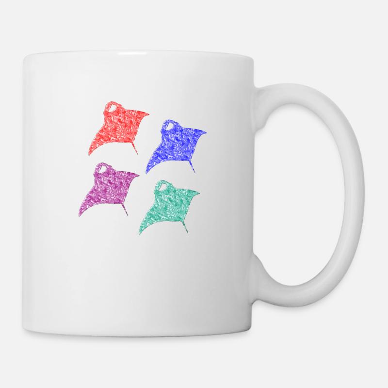 Raie Manta - Mug blanc - blanc