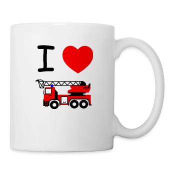 fire brigade - Mug - white - Right