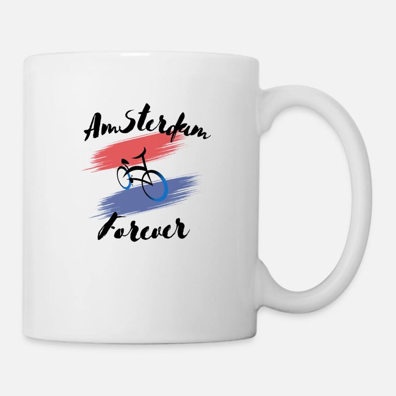 Amsterdam Forever - Tasse - Weiß