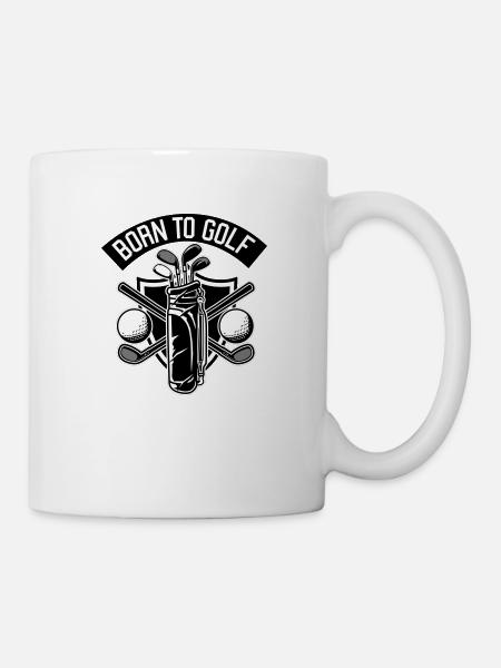 Born to golf - Tasse - Weiß