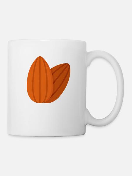 Mandel - Tasse - Weiß
