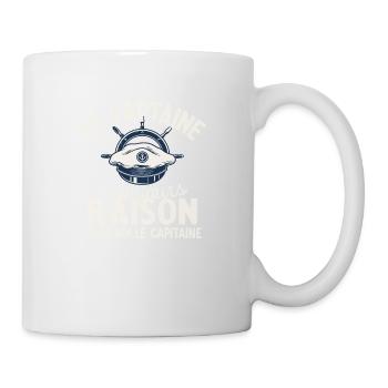 Le Capitaine A Toujours Raison C'est Moi Captain - Mug blanc - blanc - Droite