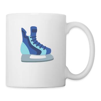 schlittschuh Eislaufen - Tasse - Weiß - Rechts