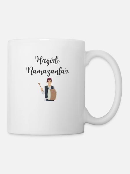 Hayirli Ramazanlar/Ramadan/Islam /Bayram/Türkisch - Tasse - Weiß