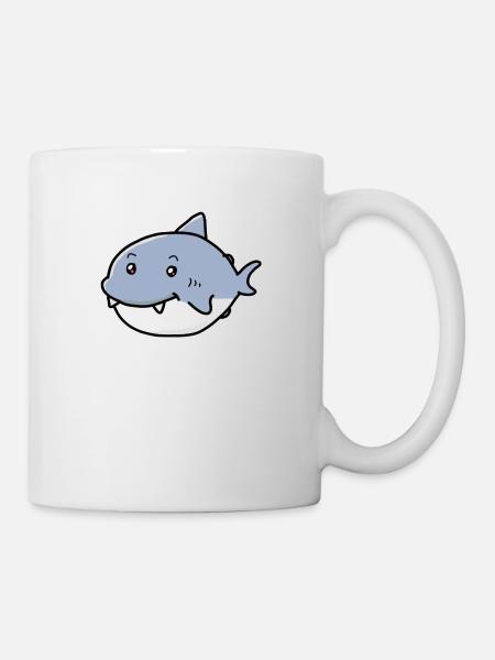 Cute Shark - Mug - white