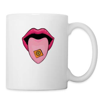 Mouth of Wisdom - LSD California Orange Sunshine - Tasse - Weiß - Rechts