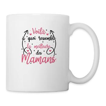 Voila à quoi ressemble la meilleure des mamans - Mug blanc - blanc - Droite