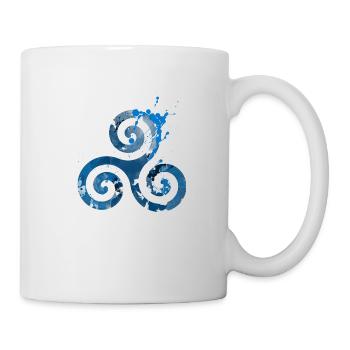 Triskelion celtique - Mug blanc - blanc - Droite