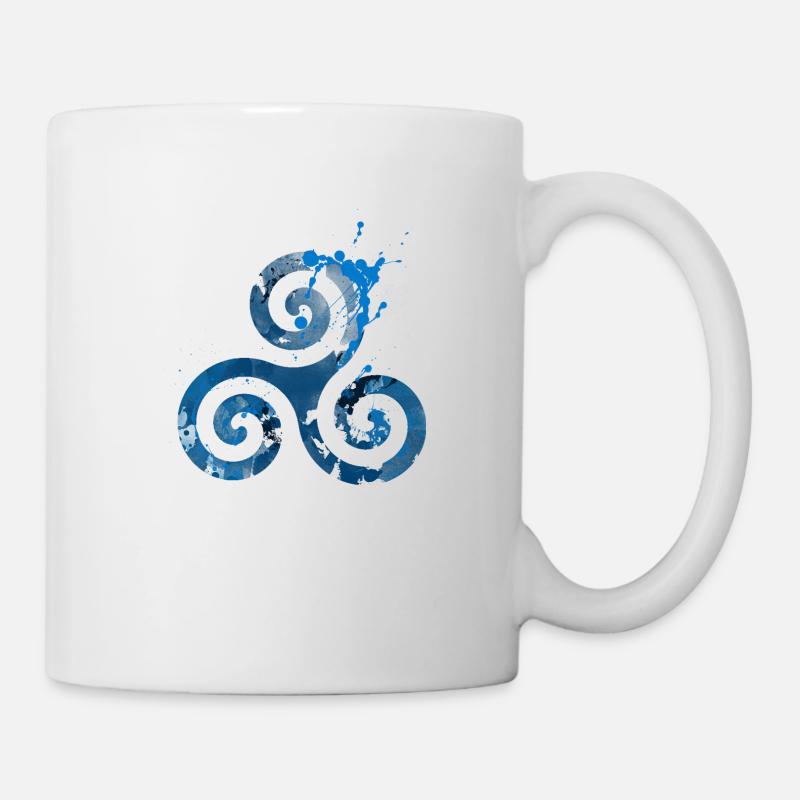 Triskelion celtique - Mug blanc - blanc