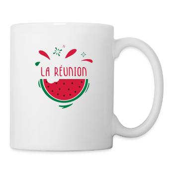 La Réunion - Mug blanc - blanc - Droite