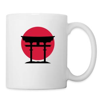 japan gate - Mug blanc - blanc - Droite
