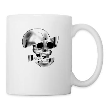 Skull - Tasse - Weiß - Rechts