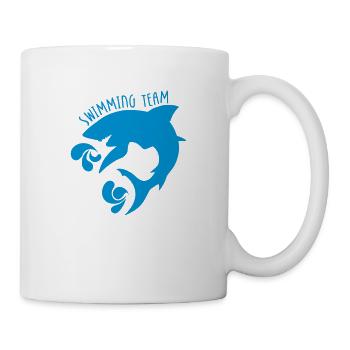 Equipe de natation - Mug blanc - blanc - Droite
