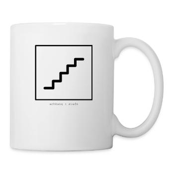 watch out step - Mug - white - Right