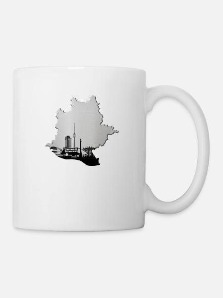 Stuttgart Skyline - Tasse - Weiß