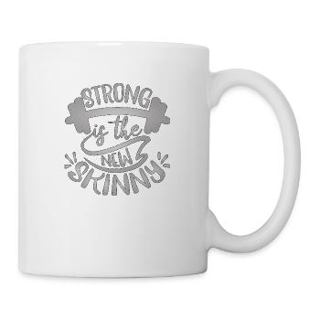 Wide is the new thin - Mug - white - Right