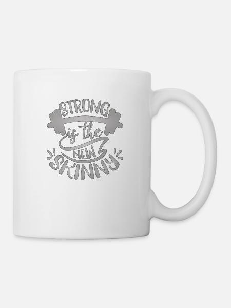 Wide is the new thin - Mug - white
