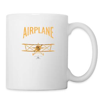 Airplane training centre - Tasse - Weiß - Rechts