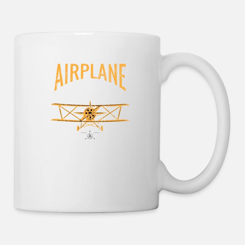 Airplane training centre - Tasse - Weiß