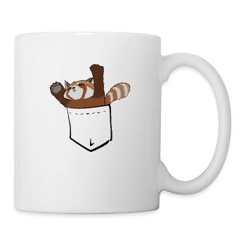 Cute red panda - Mug - white - Right