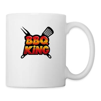 BBQ king - The king of barbecue - Mug - white - Right