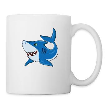 Requin - Mug blanc - blanc - Droite