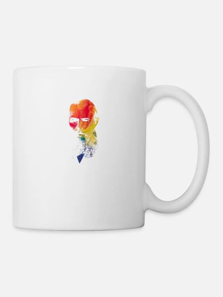 Fjodor Alexandrowitsch Dostojewski - Tasse - Weiß