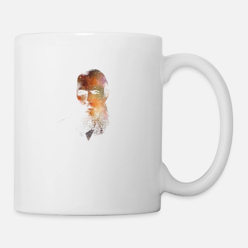 Fjodor Alexandrowitsch Dostojewski - Tasse - Weiß