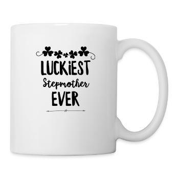 Eine glückliche Stiefmutter - Tasse - Weiß - Rechts