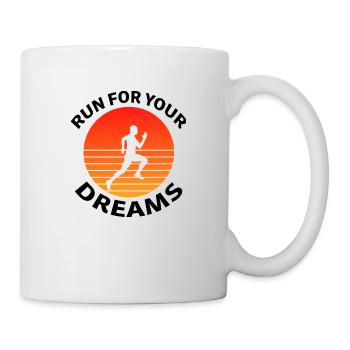 Running Jogging Marathon - Mug - white - Right