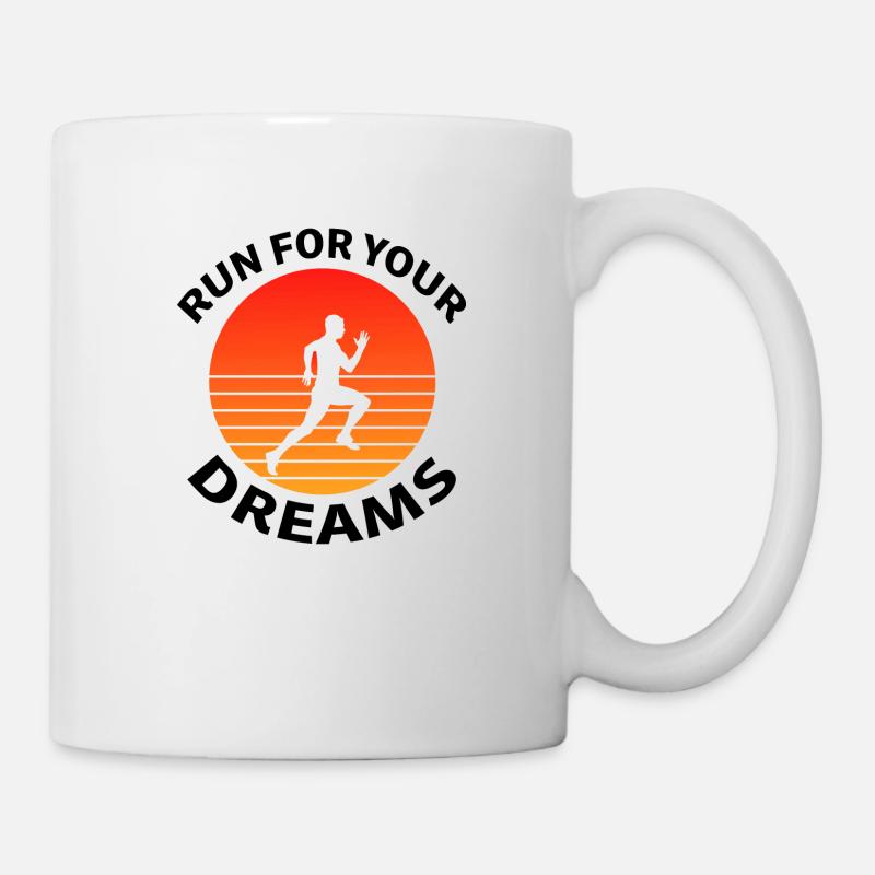 Running Jogging Marathon - Mug blanc - blanc