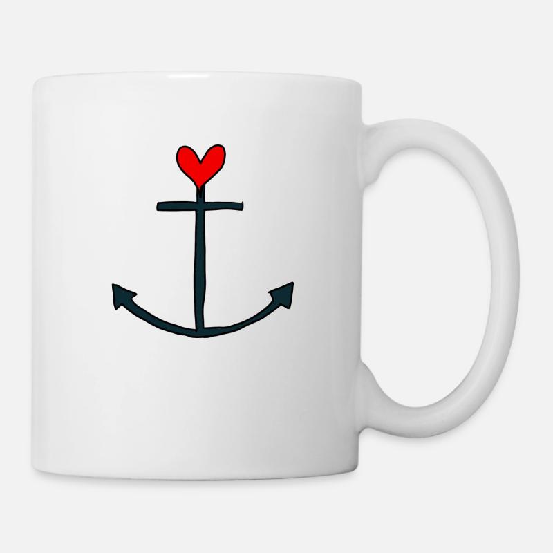 Anker - Tasse - Weiß