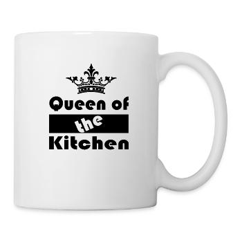 Kochen backen Kitchen - Tasse - Weiß - Rechts