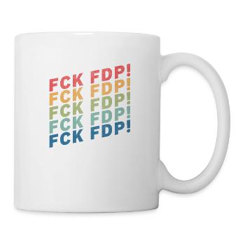 FCK FDP - Tasse - Weiß - Rechts