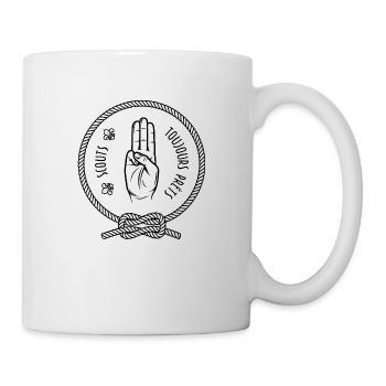 Scouts Toujours Prêts ! - Mug blanc - blanc - Droite