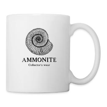 Ammonit Fossil Sammler Geologie Paläontologie - Tasse - Weiß - Rechts