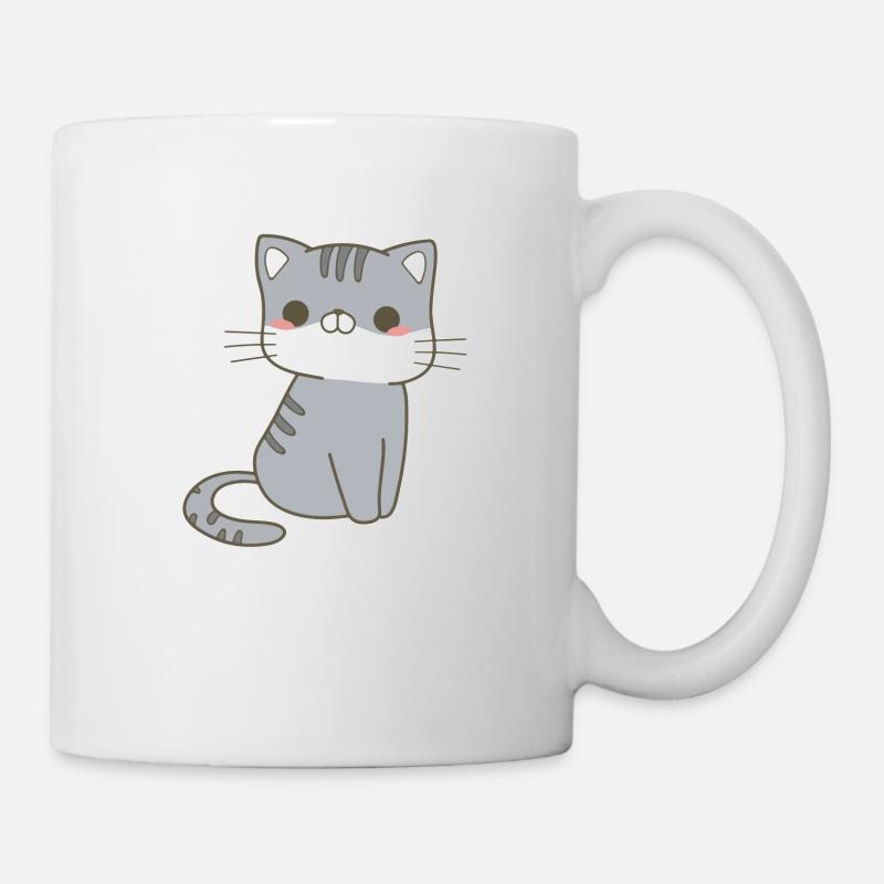 Kawaii Cat - Mug - white