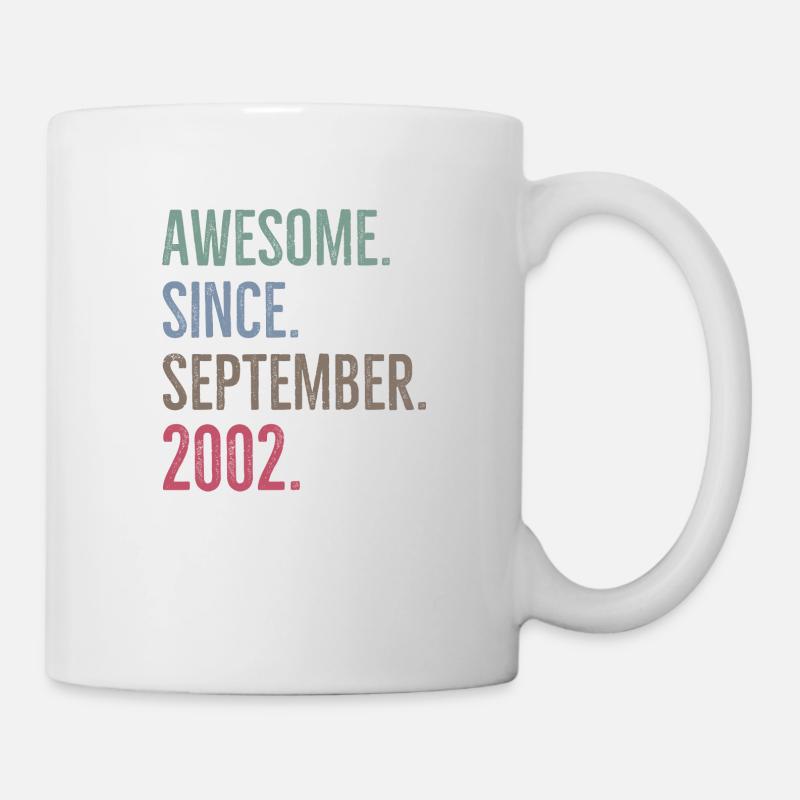 Awesome Since September 2002 - Mug - white