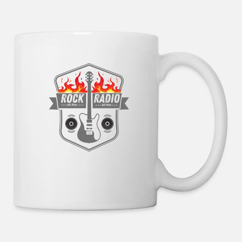 Rock Radio - Mug blanc - blanc