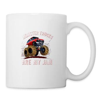 Monster Trucks Are My Jam Cool Monster Truck - Mug - white - Right