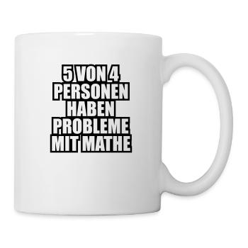 Mathe Mathematik - Tasse - Weiß - Rechts