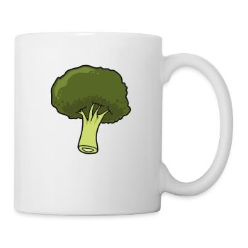 Brokkoli - Tasse - Weiß - Rechts