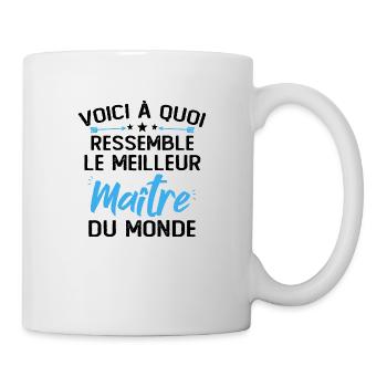 Voici À Quoi Ressemble Le Meilleur Maître Du Monde - Mug blanc - blanc - Droite