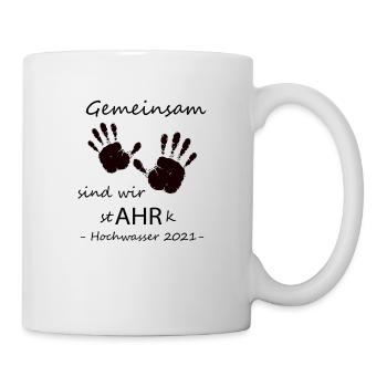 We AHR together | Ahrtal Hochwasser SolidAHRität - Tasse - Weiß - Rechts