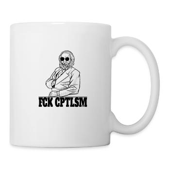 Karl Marx FCK CPTLSM - Tasse - Weiß - Rechts