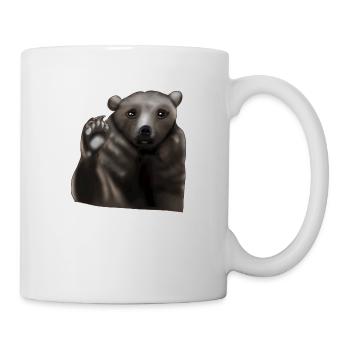 Brown bear - Mug - white - Right