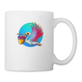 Pelican Delivery - Tasse - Weiß - Rechts