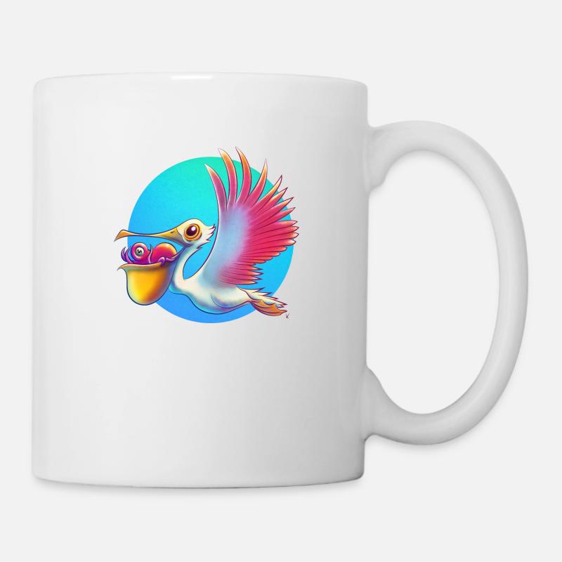 Pelican Delivery - Mug - white