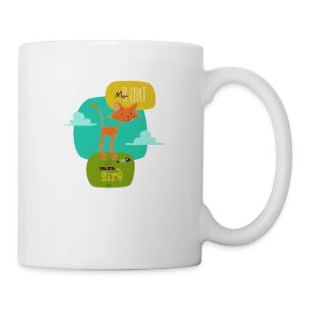 Misié Ti-Chat - Mug blanc - blanc - Droite